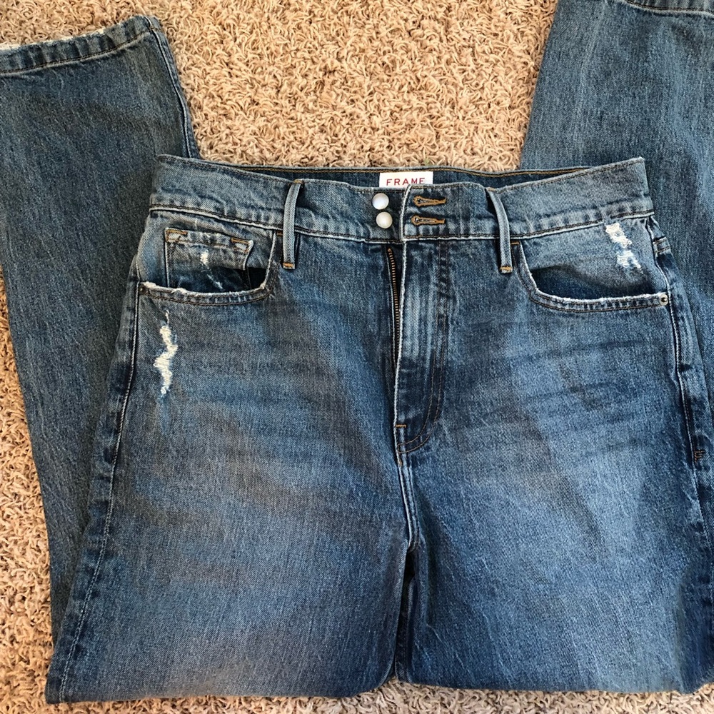 Frame Denim jeans heritage LeSylvie slender straight size 33 new without tags